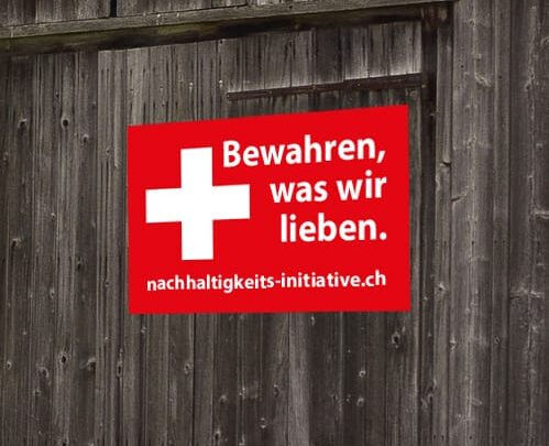 Ja zur Nachhaltigkeitsinitiative