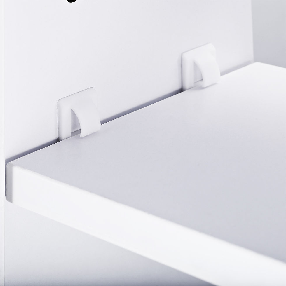 Thumbnail: Mirror Cabinet Double Door Wall Mounted Modern Storage Unit Bathroom