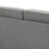 Thumbnail: HOMCOM Double Seat Sofa Linen Upholstery Loveseat Couch w/ Armrests, Grey