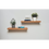 Thumbnail: Pack of 2 40cm Floating Shelves - Light Oak            