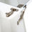 Thumbnail: Dressing Table Set Padded Stool  Flip-up Mirror Multi-purpose - White