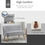 Thumbnail: Modern Double Seat Sofa Compact Loveseat Couch Padded Velvet Wood Legs, Grey