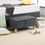 Thumbnail: Linen Storage Ottoman Footstool for Toy Box, Bed End, Shoe Bench, Seating