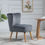 Thumbnail: HOMCOM Velvet Accent Chair Occasional Tub Chair for Living Room Bedroom Grey