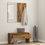 Thumbnail: Hallway Furniture Set Smoked Oak Engineered Wood