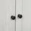 Thumbnail: Bathroom Floor Standing Cabinet Storage Organizer w/ Drawer Double Door, White