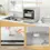 Thumbnail: HOMCOM Table Top Dishwasher, Mini Countertop with Built-in 6L Water Tank