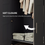 Thumbnail: HOMCOM Wardrobe for Bedroom, Double Wardrobe with Hanging Rail