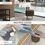 Thumbnail: HOMCOM Storage Ottoman, Round Stool Chair with Cushioned Top, Hidden Space