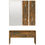 Thumbnail: Hallway Furniture Set Smoked Oak Engineered Wood