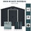 Thumbnail: Outdoor Garden Roofed Metal Storage Shed Tool Box Ventilation & Sliding Doors