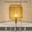Thumbnail: HOMCOM Farmhouse Floor Lamp for Living Room Bedroom with Rattan Wicker, Natural