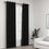 Thumbnail: Linen-Look Blackout Curtains with Grommets 2pcs  140x175cm - 140 x 245 cm