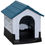 Thumbnail: Dog Kennel for Outside Plastic Dog House for XS Dogs, 64.5 x 57 x 66cm