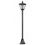 Thumbnail: Outsunny Solar Powered Lamp Post, IP44, 18Lx18Wx160H cm-Black