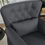 Thumbnail: HOMCOM Vintage Armchair Wingback Accent Chair with Naihead Trim Dark Grey