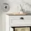 Thumbnail: Bathroom Floor Standing Cabinet Storage Organizer w/ Drawer Double Door, White
