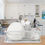 Thumbnail: Deluxe Minimalist Dish Drainer Drying Rack with Wooden Handles
