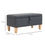 Thumbnail: Linen Storage Ottoman Footstool for Toy Box, Bed End, Shoe Bench, Seating