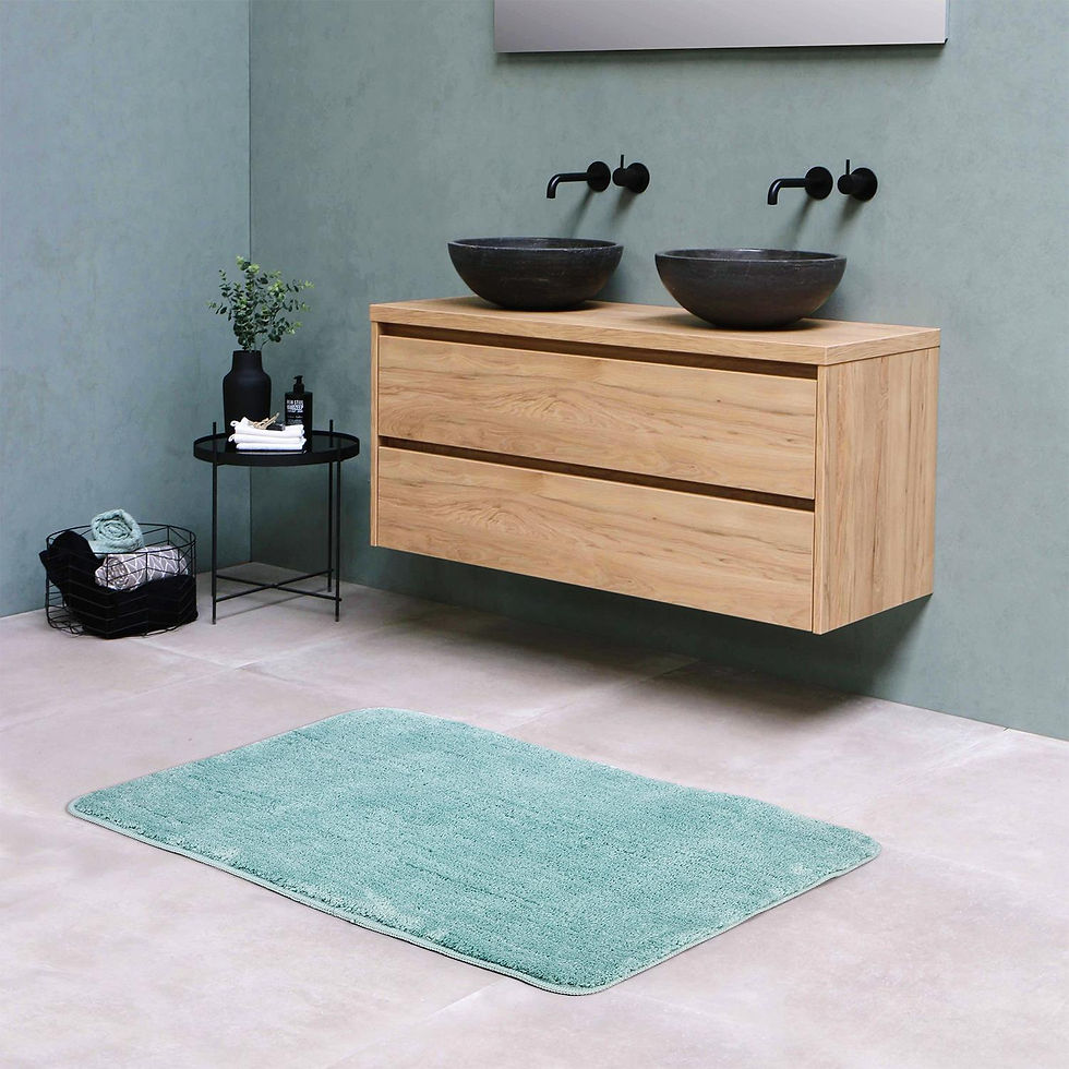 Thumbnail:  BATH MAT 60X90cm L.BLUE 1010164