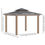 Thumbnail: 3 x 3 (m) Polycarbonate Gazebo, Hard Top Gazebo with Nettings & Curtains