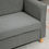 Thumbnail: HOMCOM Double Seat Sofa Linen Upholstery Loveseat Couch w/ Armrests, Grey