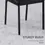 Thumbnail: Modern Dining Chairs Faux Leather Accent Chairs for Kitchen, Set of 4, Black