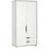 Thumbnail: Wardrobe with Drawers, Shelves, Hanging Rail, Bedroom Clothes Organizer, White