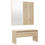 Thumbnail: Hallway Furniture Set Smoked Oak Engineered Wood