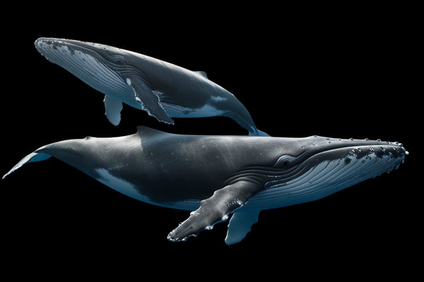 Humpback Whale (Megaptera novaeangliae) in the wild
