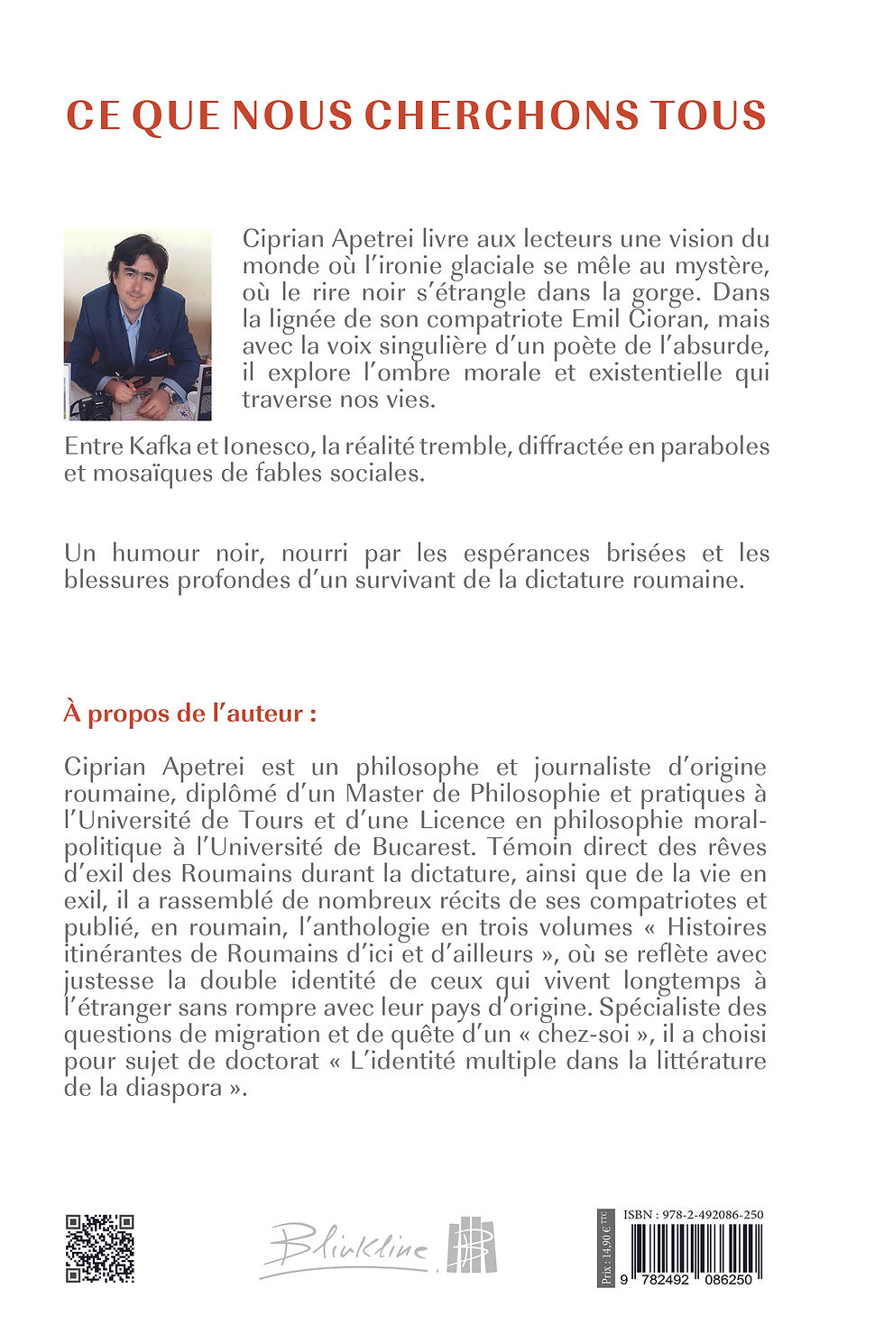 Résumé contenu du livre Ce que nous cherchons tous