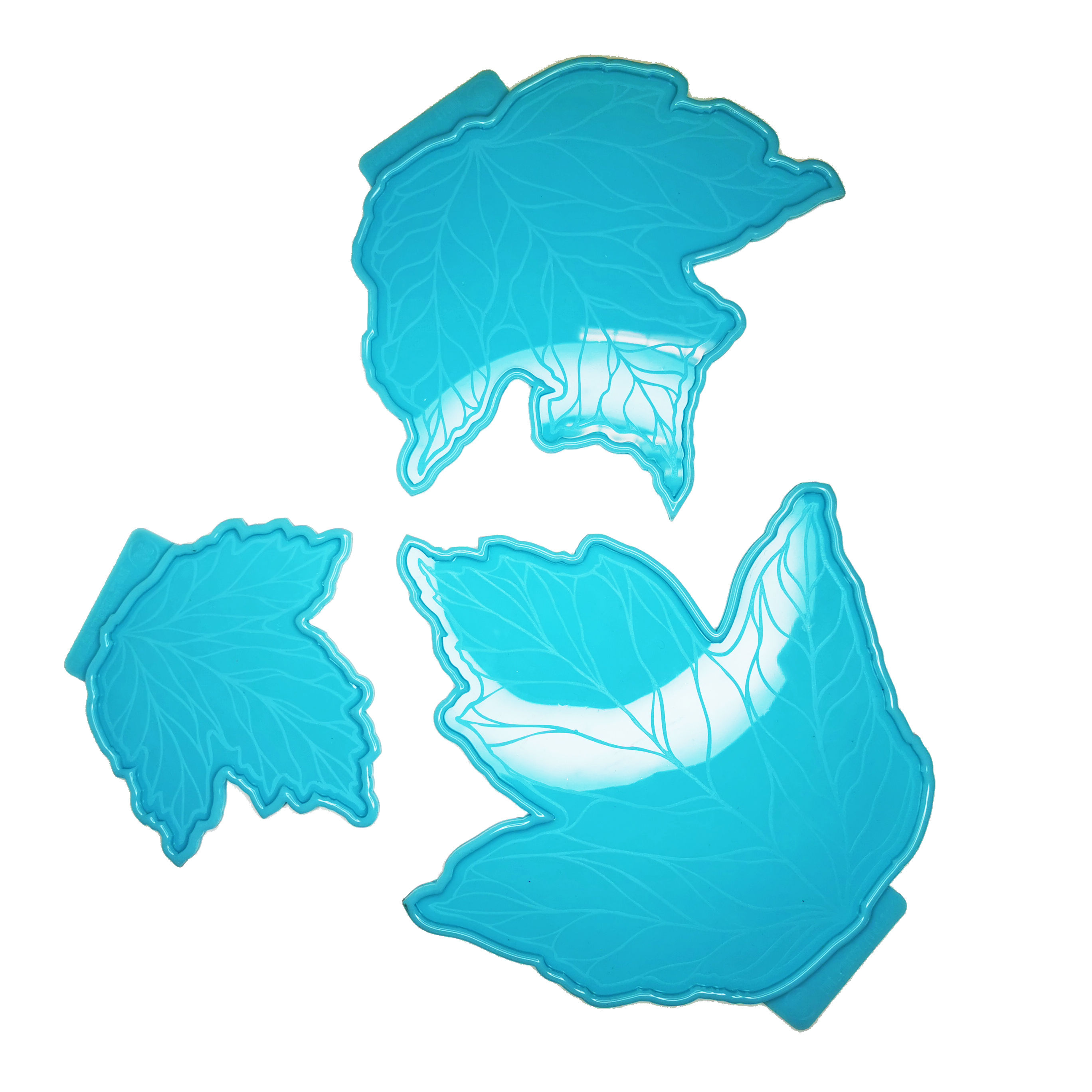 Набор  силиконовых молдов "Кленовые листья",3шт