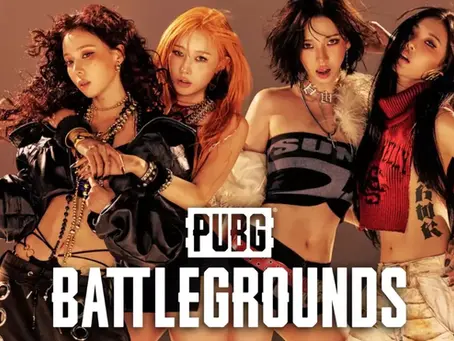 PUBG x aespa collab four group members
