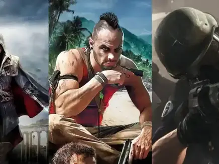Assassin’s Creed, Far Cry, and Rainbow Six.