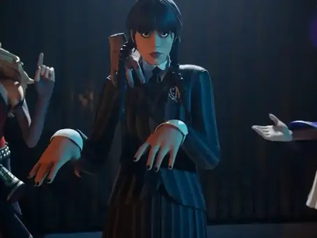 Fortnite x Wednesday skins.