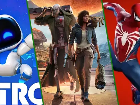 astro bot, star wars outlaws, spiderman 2