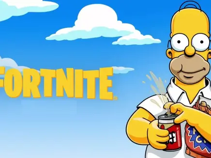 Simpsons in Fortnite Chapter 6.