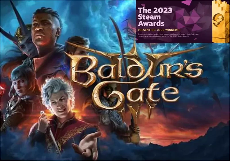 Baldur's Gate 3 is the Game of the Year at The 2023 Steam Awards