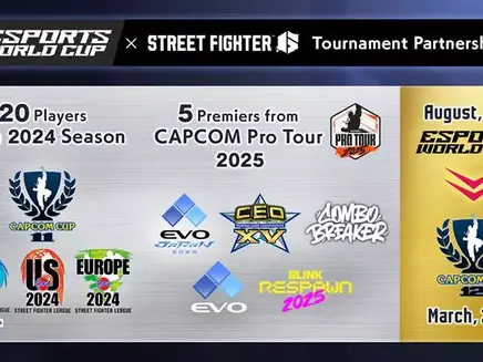 Capcom Partners with Esports World Cup for Street Fighter 6