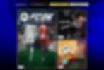 Three game coming to ps plus may 2026 covers: EA Sports FC 26 players on field, Wuchang warrior with sword, Nine Sols cat character. Available on PS5, PS4.