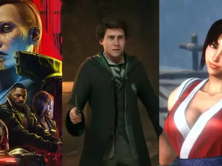 cyberpunk 2077, hogwart's legacy, street fighter 6