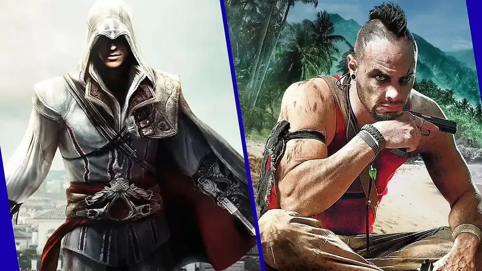 Assassin's creed and far cry.