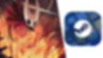 Hollow Knight: Silksong. Steam logo appears on a blurred blue background.