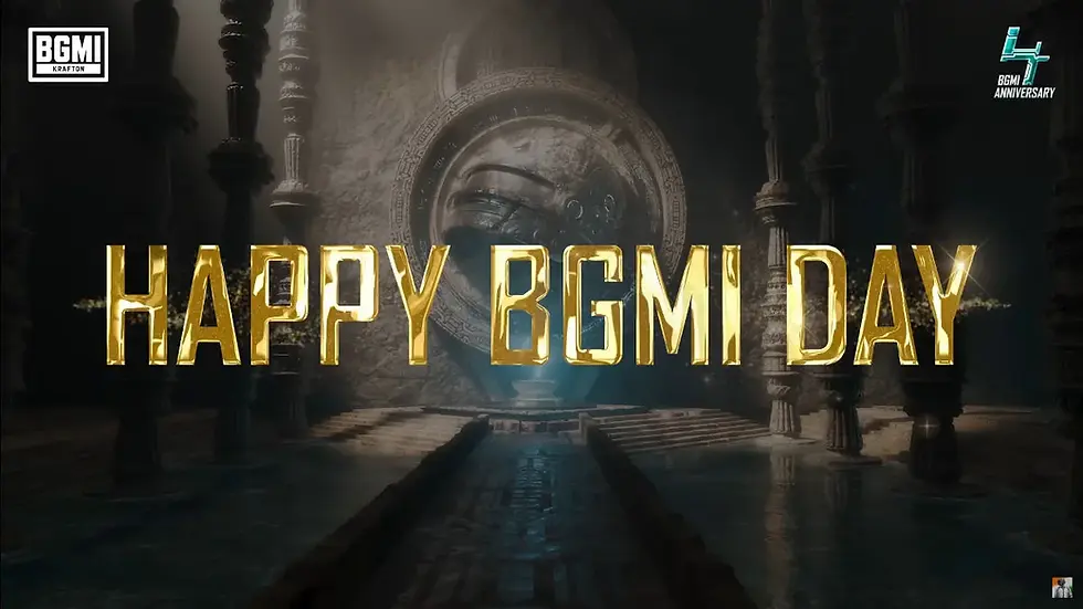 BGMI Celebrates 4th Anniversary 