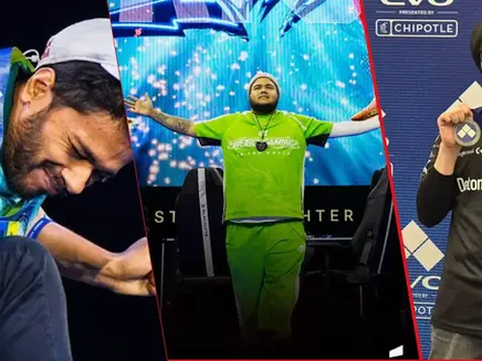 Evo Las Vegas 2025 Champions MenaRD, Arslan Ash, GOI.