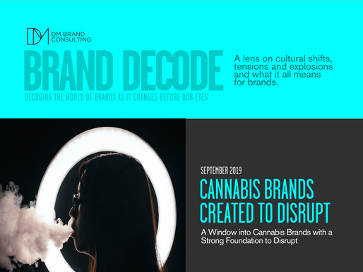 CANNABIS BRANDS CREATED TO DISRUPT