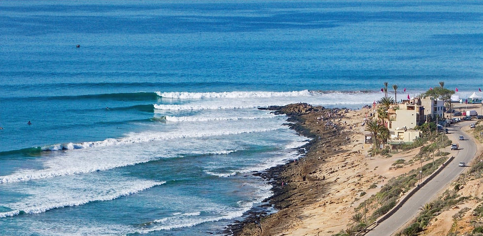 The line up at Anchor point