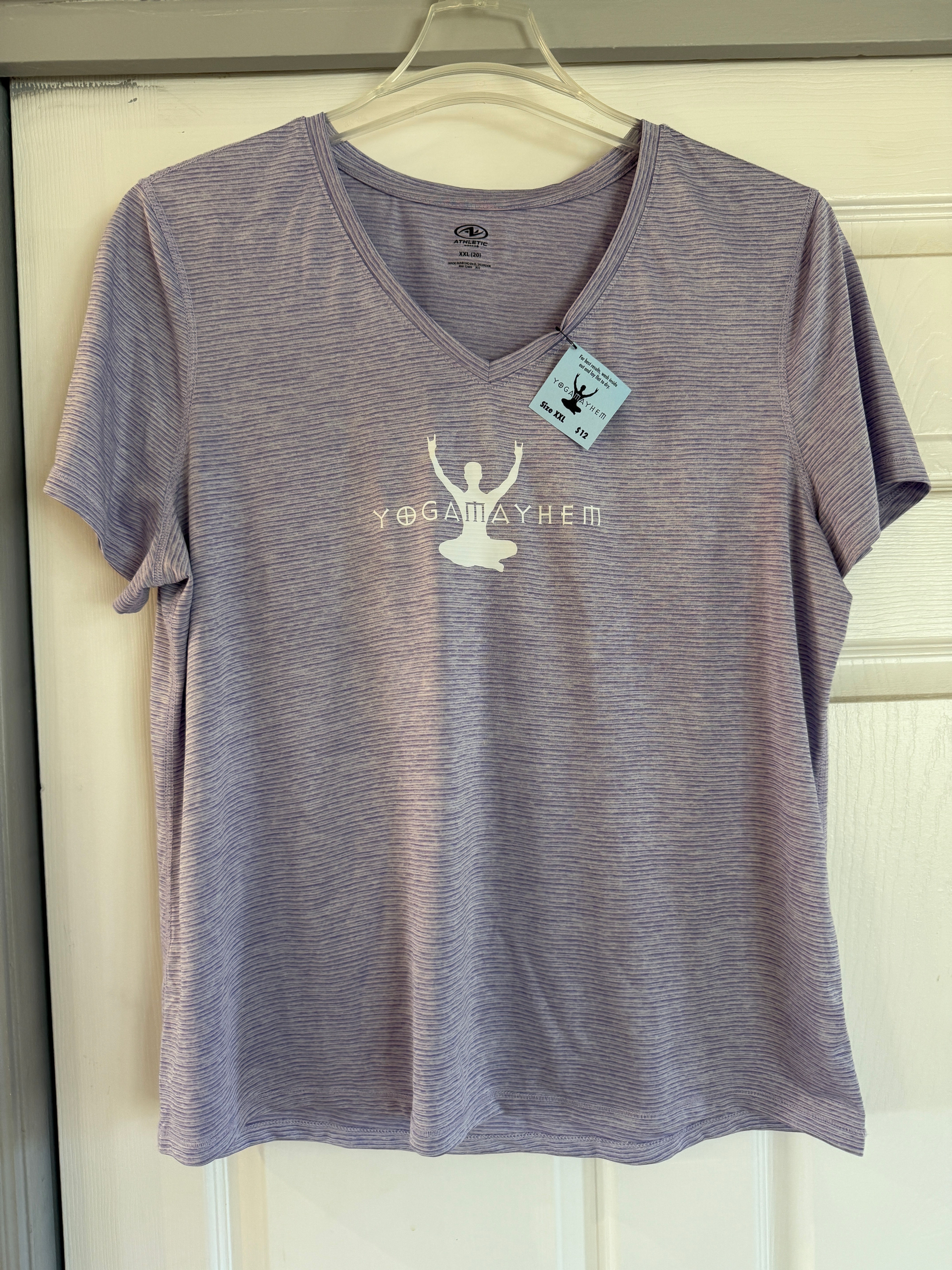 XXL Purple T-Shirt with White YM Logo