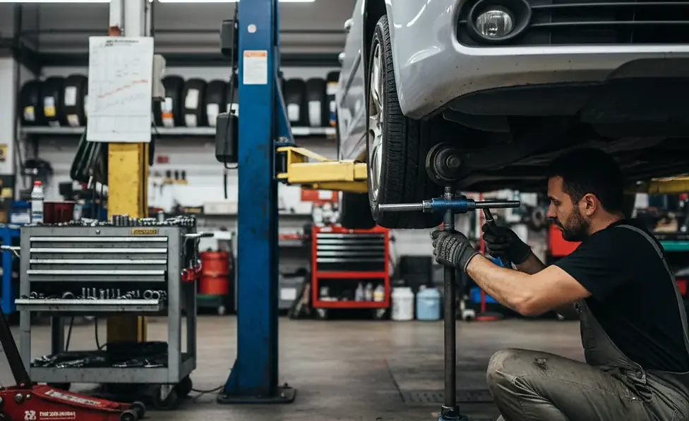 ball-joint-replacement-sedan-lift-hollywood-auto-repair.webp