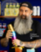 Chill Dude Bob Mixing Up Drinks In The Tasting Room In Beeville Texas